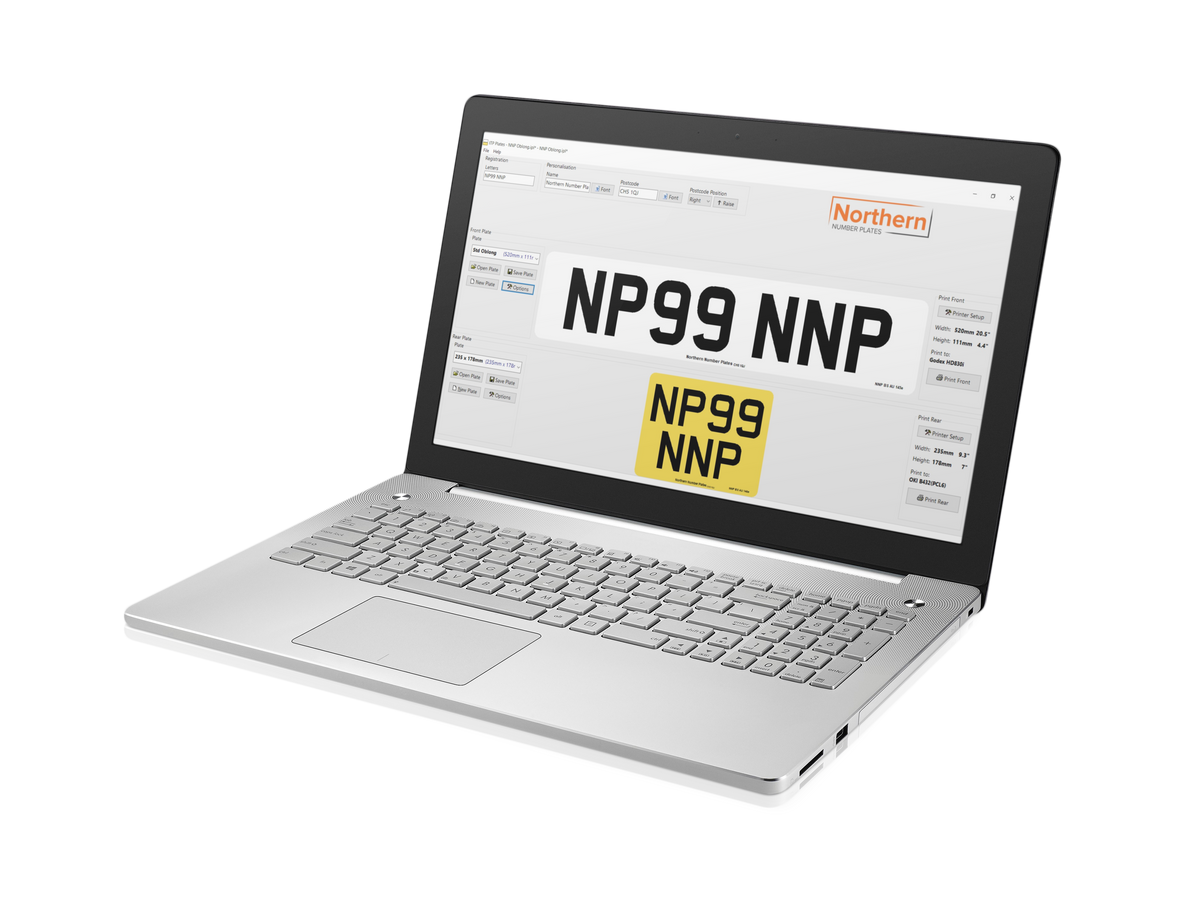 Laptop With Software PreLoaded Northern Number Plates Limited