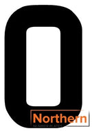 '0' 3D RESIN DOME NUMBER PLATE LETTER (10 PACK) (NOT FOR ROAD USE)