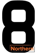 '8' 4D ACRYLIC NUMBER PLATE LETTER (10 PACK)