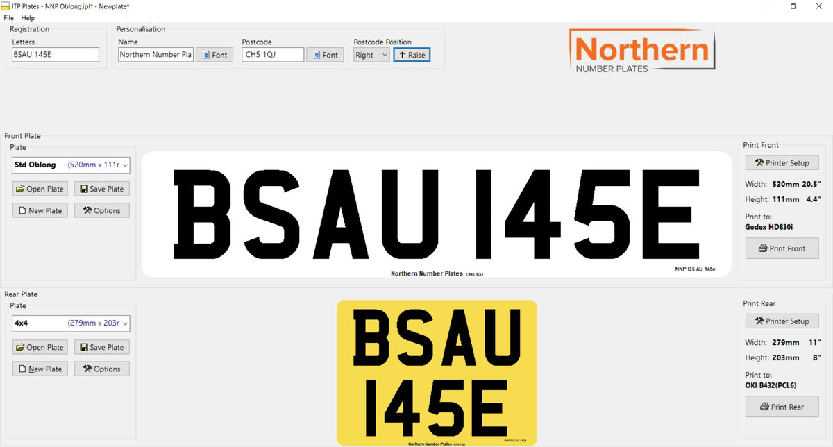 Number Plate Software Download Northern Number Plates Limited