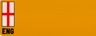 REFLECTIVE STD OBLONG YELLOW WITH ST GEORGE'S FLAG