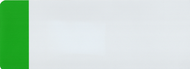 REFLECTIVE STANDARD OBLONG WHITE WITH GREEN BLOCK