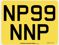 READY MADE NUMBER PLATE STANDARD MOTORCYCLE