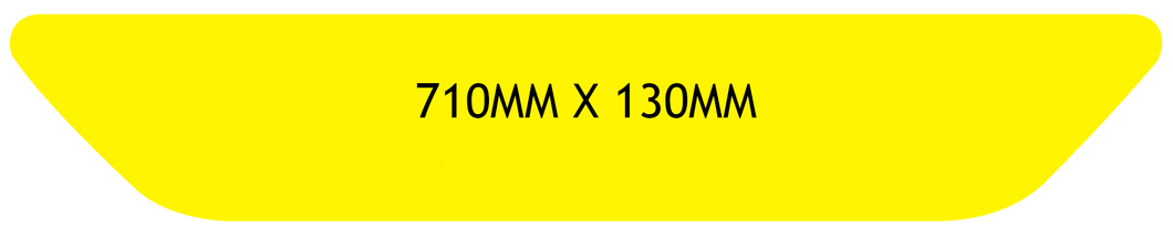 SHAPED PLATES OPTION 11 710 X 130