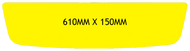 SHAPED PLATES OPTION 3 610 X 150