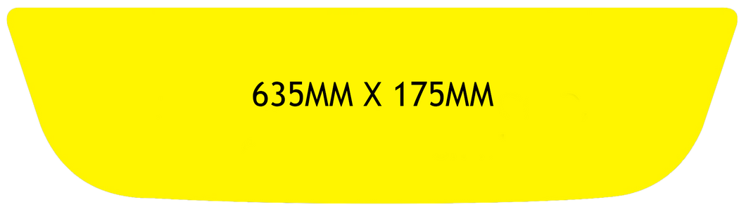 SHAPED PLATES OPTION 5 635 X 175