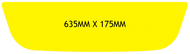 SHAPED PLATES OPTION 5 635 X 175