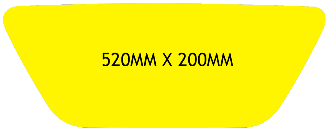 SHAPED PLATES OPTION 7 520 X 200