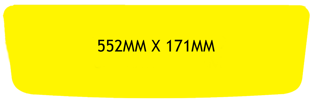 SHAPED PLATES OPTION 8 552 X 171