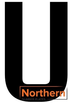 'U' 3D RESIN DOME NUMBER PLATE LETTER (10 PACK) (NOT FOR ROAD USE)