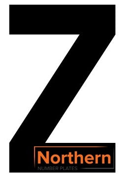 'Z' 4D ACRYLIC NUMBER PLATE LETTER (10 PACK)