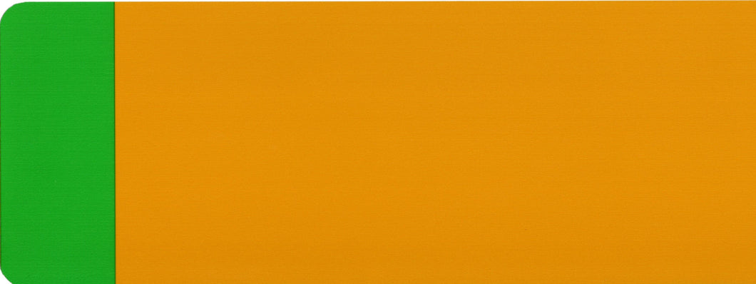 REFLECTIVE STANDARD OBLONG YELLOW WITH GREEN BLOCK